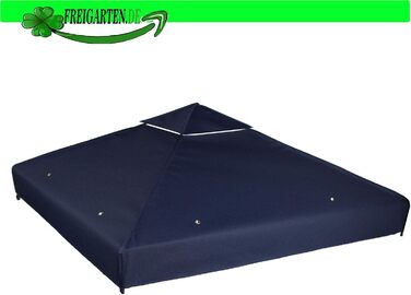 Змінний дах для павільйону 3x3 м freigarten.de, водовідштовхувальний, Panama PVC Soft 370 г/м², посилений, модель 1, морський синій