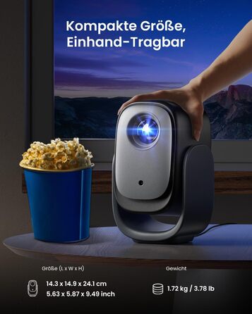 Dangbei N2 mini Smart проєктор: 1080P Full HD, Wi-Fi, Bluetooth, Dolby Sound, Автофокус, для домашнього кінотеатру