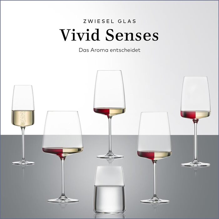 Універсальний келих для вина 0,66 л, набір з 2 штук, Vivid Senses Zwiesel Glas