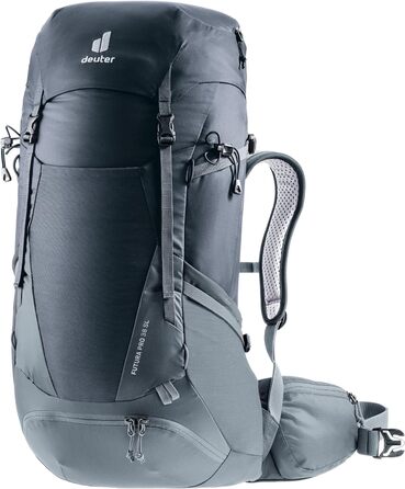 Жіночий туристичний рюкзак deuter Futura Pro 38 SL, чорний/графіт