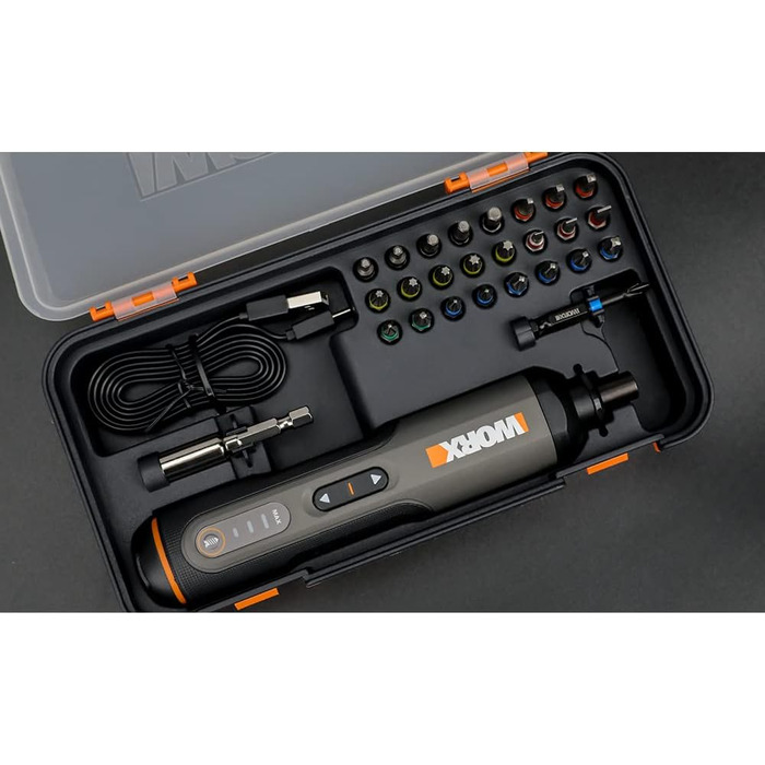Міні-електричний шуруповерт WORX WX240 3.6V (4V max) з 3-рівневим регулюванням крутного моменту