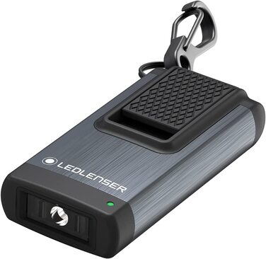 Ліхтар-брелок Ledlenser K4R, 120 люмен, 25 м, акумуляторний, USB зарядка, сірий