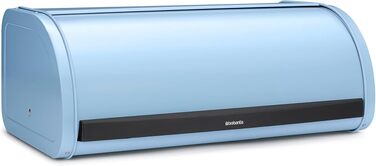 Контейнер для хліба Brabantia Rollbrotkasten з матової сталі, Dreamy Blue, великий