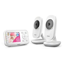 Відеоняня VTech VM3250-2 з LCD-екраном 7,1 см, нічним баченням, датчиком температури та радіусом дії 300 м