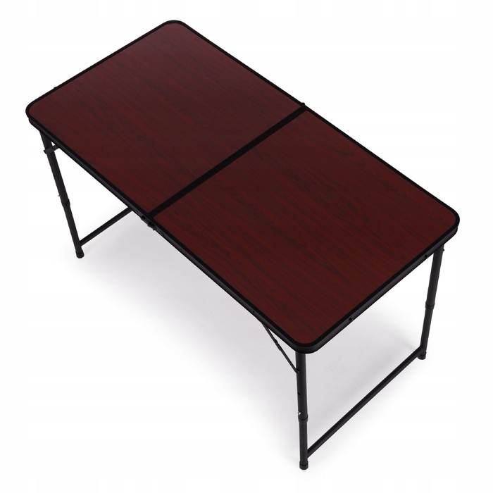 Туристичний стіл Bauerkraft 120 x 60 x 70 см, червоний
