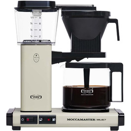 Кавоварка Moccamaster KBG Select ретро, фільтр, 1.25 л, офф-вайт