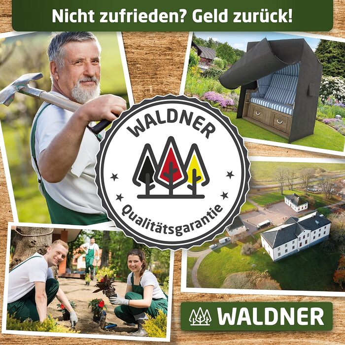 Чохол для плетенего крісла-гойдалки Waldner Oxford 600D, сірий антрацит 120x90x160 см, водонепроникний, зимовий, від сонця