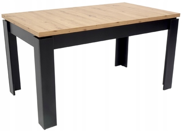 Комплект: розкладний стіл ARTISAN (80x140/180) та 8 стільців LOFT IK-17, сірі