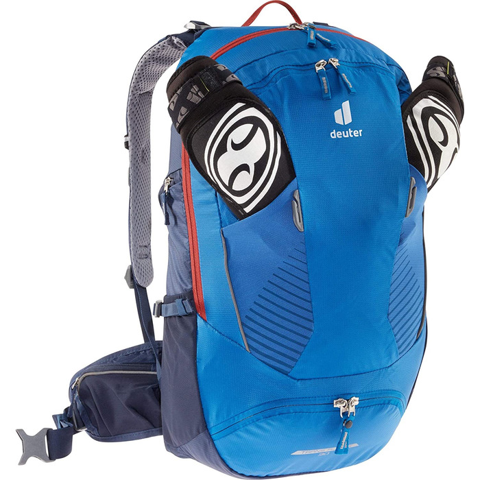Рюкзак для велосипедистів Deuter Trans Alpine 30 л, синій, для подорожей і спорту