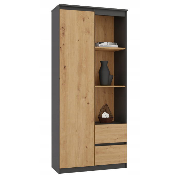 Стелаж TopEshop TES, 80 x 180 x 35 см, багатоколірний