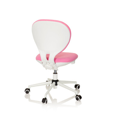 Дитячий офісний стілець KID VIVO з тканини, рожевий (hhj OFFICE)