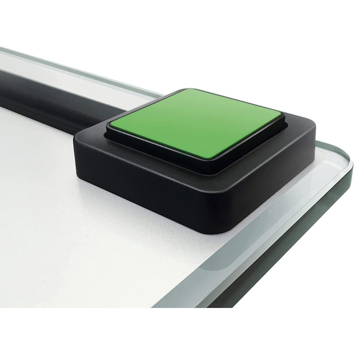 Цифрова вага Soehnle Shape Sense Control 200 для людей з великим LCD-дисплеєм, автоматичне вмикання та вимикання, плоска вага для тіла