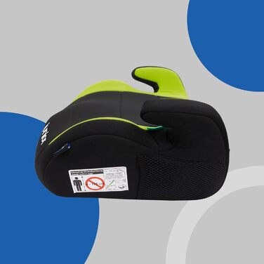 Дитяча автопідставка PETEX 'Max' i-Size R129/03, зелена, 2 шт, дизайн 303