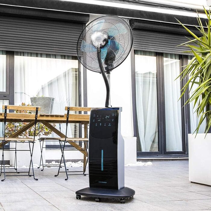 Вентилятор Cecotec EnergySilence 90 Вт з таймером та зволожувачем повітря, 40 см, 3 швидкості, мідний двигун (790 Freshessence Ionic)