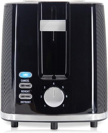 Тостер Briebe Elegance Brotor 2-слотовий, 7 режимів, розморожування, чорний