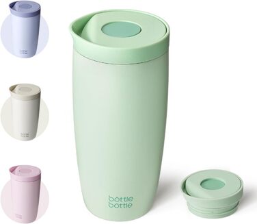 Термокружка BOTTLE Thermobecher 350 мл, 500 мл, виточна, з Quick-Press кришкою, для кави та чаю, Travel Mug Classic Grande (Зелена)