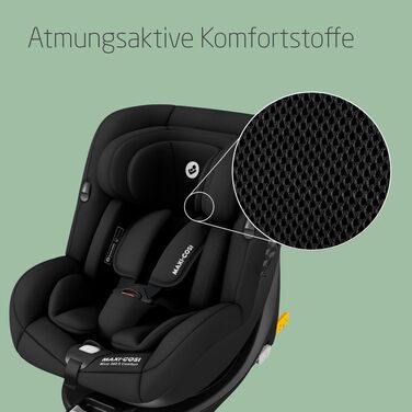 Дитяче автокрісло Maxi-Cosi Mica 360 S Comfort i-Size (40–150 см), ISOFIX, Authentic Black
