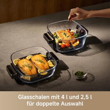 Аерофритюрниця Mova AeroChef AF20 Pro, 9 л, дві зони приготування, SyncFinish, 2700 Вт, діапазон 40-230 °C, конвекційний підігрів