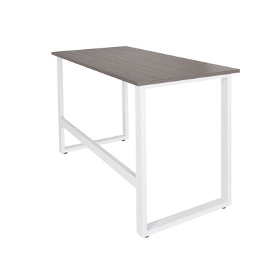 Письмовий стіл / Комп'ютерний стіл WORKSPACE LIGHT I 120 x 60 см, сірий / білий, hjh OFFICE