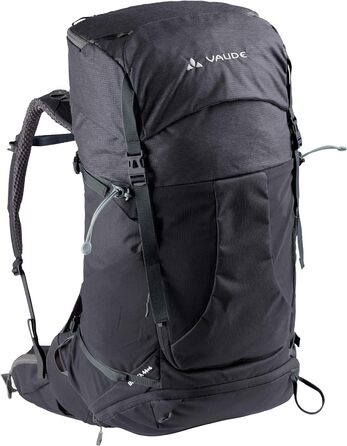 Туристичний рюкзак VAUDE Brenta 44+6 л чорний, водовідштовхувальний, з дощовиком, унісекс, для трекінгу та походів