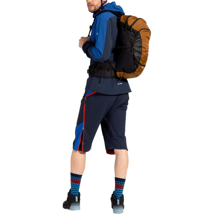 Рюкзак велосипедний VAUDE Moab Pro 22 II з протектором, 22 л, чорний