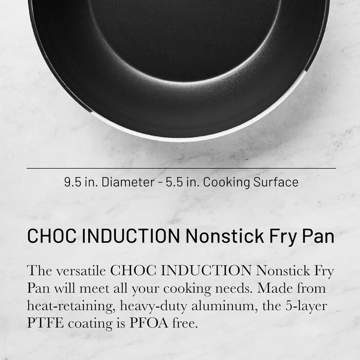 Сковорода de Buyer CHOC Resto Induction 24 см, антипригарна, чорна