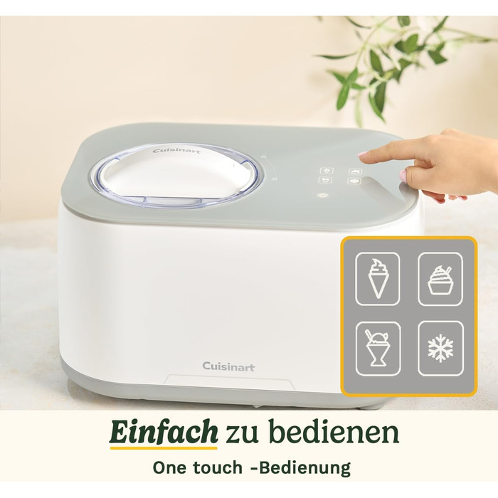 Морожениця Cuisinart FreezeEase з автоматичним охолодженням: сорбет, йогурт, морозиво - готово за 40 хвилин! Без попереднього заморожування