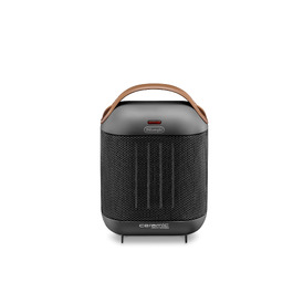 Керамічний обігрівач De'Longhi HFX30C18.AG, мобільний конвектор 1800 Вт, 2 рівні потужності, функція антифрост, сірий