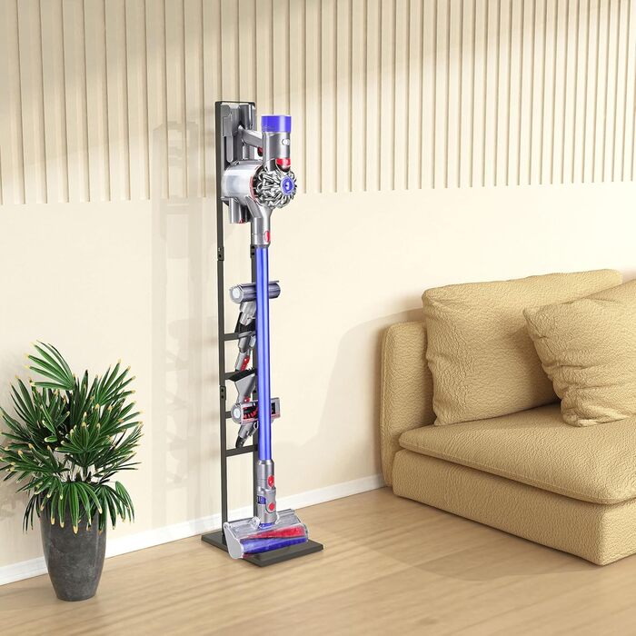 Підставка для пилососа OUTBROS, сумісна з Dyson Gen5, V15s, V15, V12 Slim, V11, V10, V8, V7, V6, металева стійка без свердління, чорна