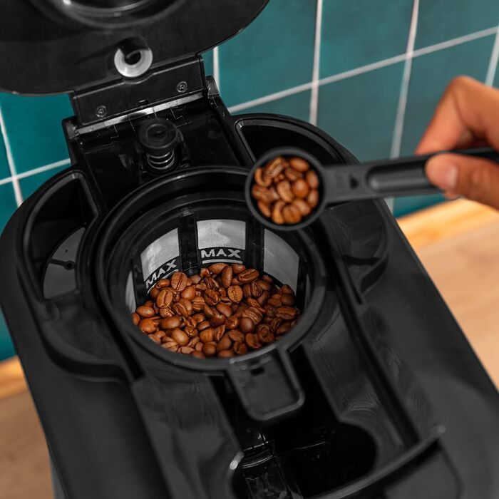 Кавомашина Cecotec Coffee 56 Heat: програмована, з LCD, 1,3л, 12 чашок, нержавіюча сталь