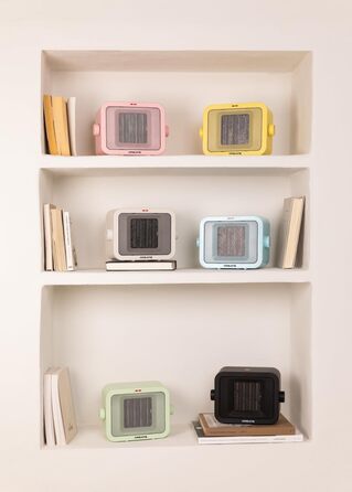 Керамічний обігрівач CREATE/WARM BOX, білий, 1500 Вт, портативний, з термостатом, 2 режими потужності, PTC-нагрів, захист від перегріву