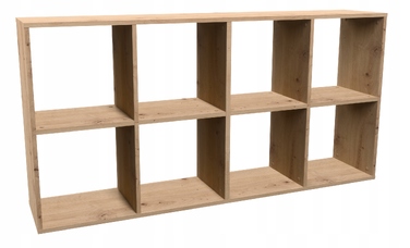 Стелаж TopEshop 147 x 75 x 30 см, дуб артизан