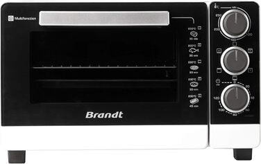 Міні-піч Brandt FC405MS: компактна, 40 л, 2100 Вт, 5 режимів, рівномірне приготування, сірий колір