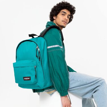Рюкзак EASTPAK Out of Office 27 л, 44 см, Arctic Aqua – міський водостійкий для ноутбука