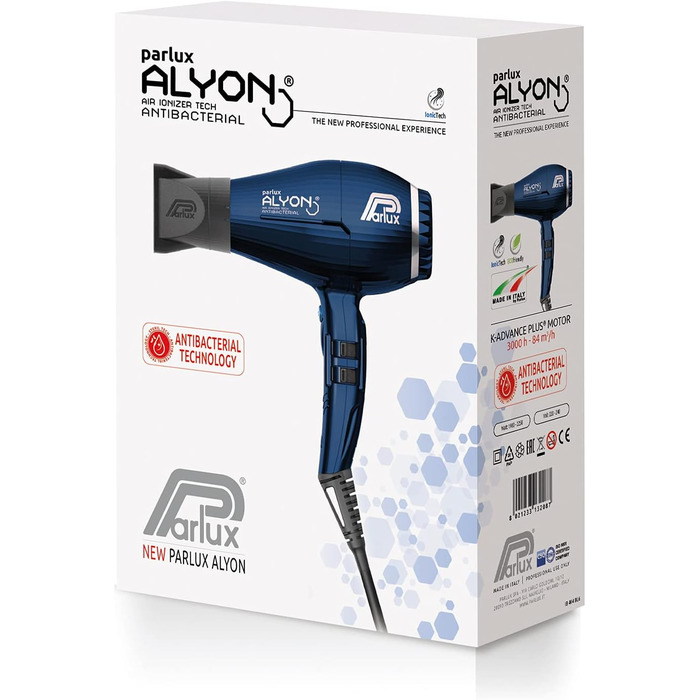 Фен Parlux Alyon Ionic нічний синій, темно-синій, модель S462001AN