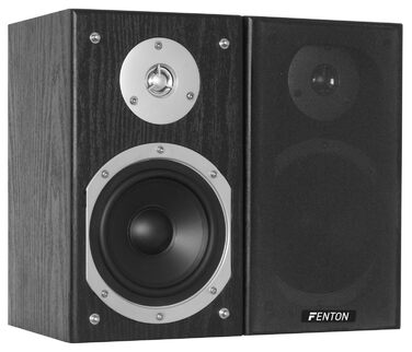 Пасивні HiFi полочні колонки Fenton SHFB55B, 280 Вт, 5 дюймів, компактні акустичні системи для дому, офісу та студії (пара)