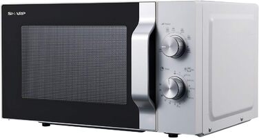 Мікрохвильова піч Sharp R204WA 20 л 800 Вт 6 режимів біла
