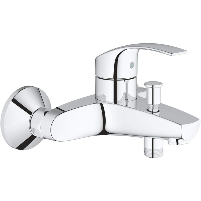 Змішувач для ванни Grohe Eurosmart, хром, з підключенням S, без душової лійки (33300002)