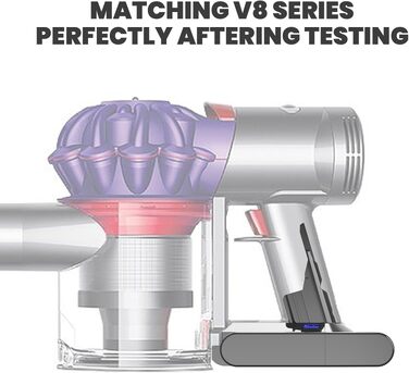 Акумулятор для пилососа Dyson V6 Powtree (2 фільтри, захисна кришка, гвинти) 6.0Ah Сірий