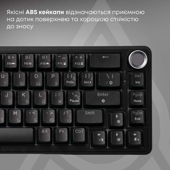 Дротова механічна клавіатура Ajazz AK690 Peach Mist Switch (AK690-PM-W)