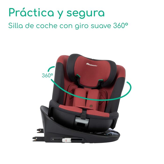 Дитяче автокрісло Bebeconfort 360 i-Size RevolveFix (40–150 см), поворотне, Dual Red