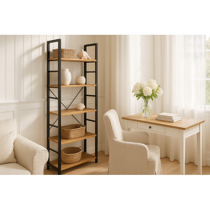 Стелаж Kontrasto, 60 x 157 x 30 см, дуб