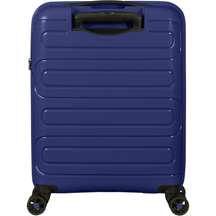 Валіза American Tourister Sunside 55 см, 35 л, темно-синя, ручна поклажа, на 4 колесах