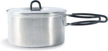 Набір посуду Tatonka Cookset Regular 16 x 9 см з нержавіючої сталі для туризму та кемпінгу