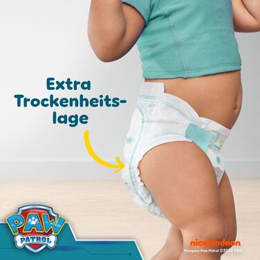 Підгузки Pampers Baby-Dry Paw Patrol Edition розмір 5 (11-16 кг), 186 шт, захист від протікань