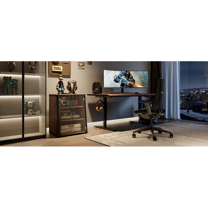 Стійка Hi-Fi на 4 рівні для вінілового програвача, PS5, Xbox, PS4 та акустичних систем — сучасний дизайн