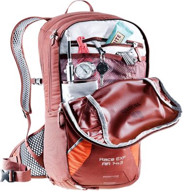 Рюкзак велосипедний Deuter Race Exp Air 14 л унісекс, redwood-paprika