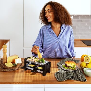 РаКлетт Cecotec Cheese & Grill 3200 AllStone для 2 осіб з електричним грилем та антипригарною поверхнею