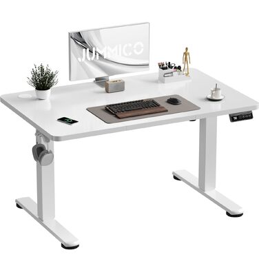 Електричний регульований стіл JUMMICO Standing Desk 110x60 см, білий - з функцією пам'яті