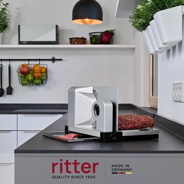 Електрична металева скиборізка для хліба та продуктів ritter icaro 5, складана, виробництво Німеччина